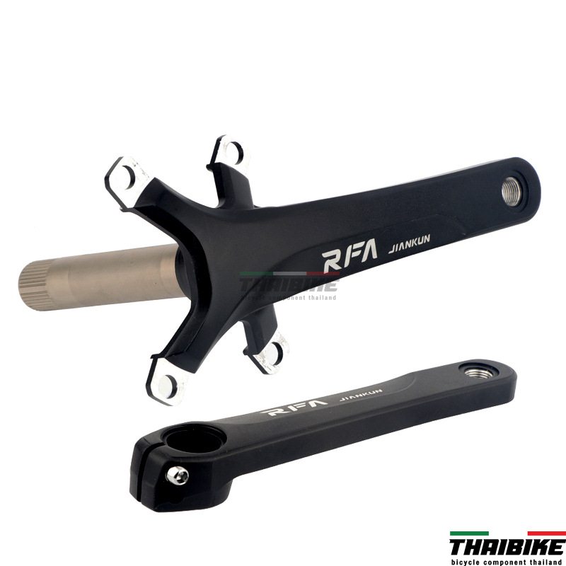 ชุดขาจานจักรยานเสือหมอบพร้อมกะโหลก ยี่ห้อ Jiankun RFA ขนาด 50-34T ขาจาน 170มม.