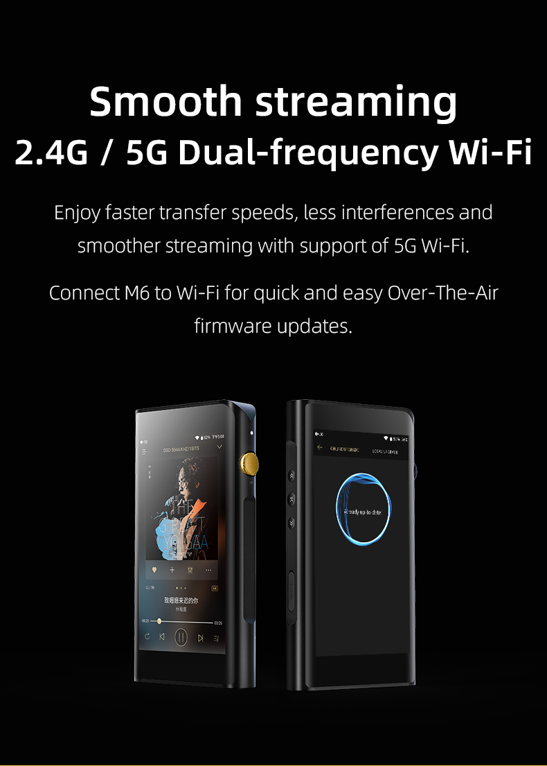พรีออเดอร์ Shanling M6 2021 (รุ่นปกติ) Dap พกพารองรับ Dual Hi-Res ประกันศูนย์ไทย