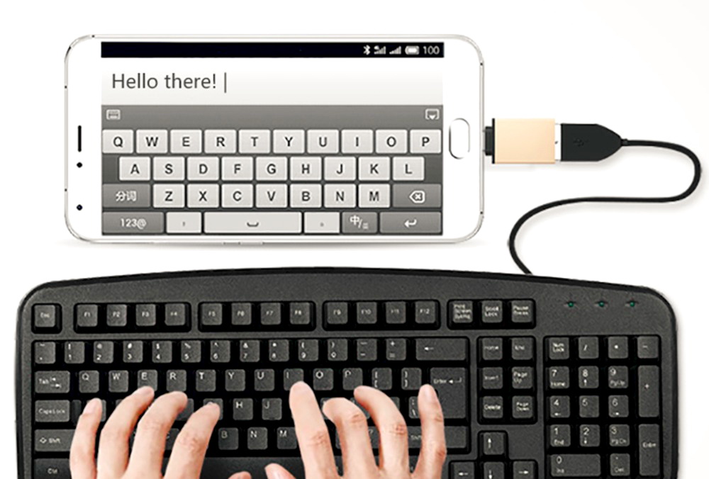 ขาย X-tips แจ้คแปลงMicro USB3.0 ตัวเมียเป็น USB Type C USB 3.1 ตัวผู้ สำหรับ Macbook , Android
