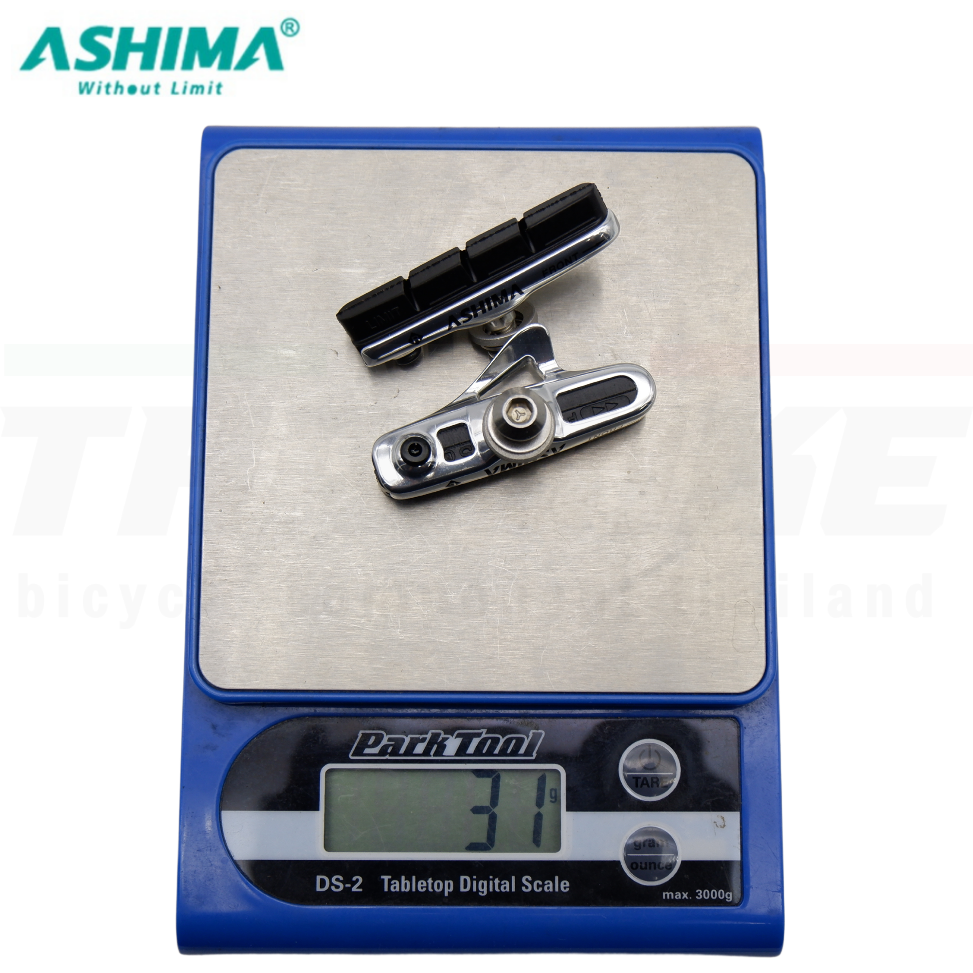 ฝักเบรคจักรยานเสือหมอบพร้อมยาง ASHIMA ARS45CR-P-HU-AL