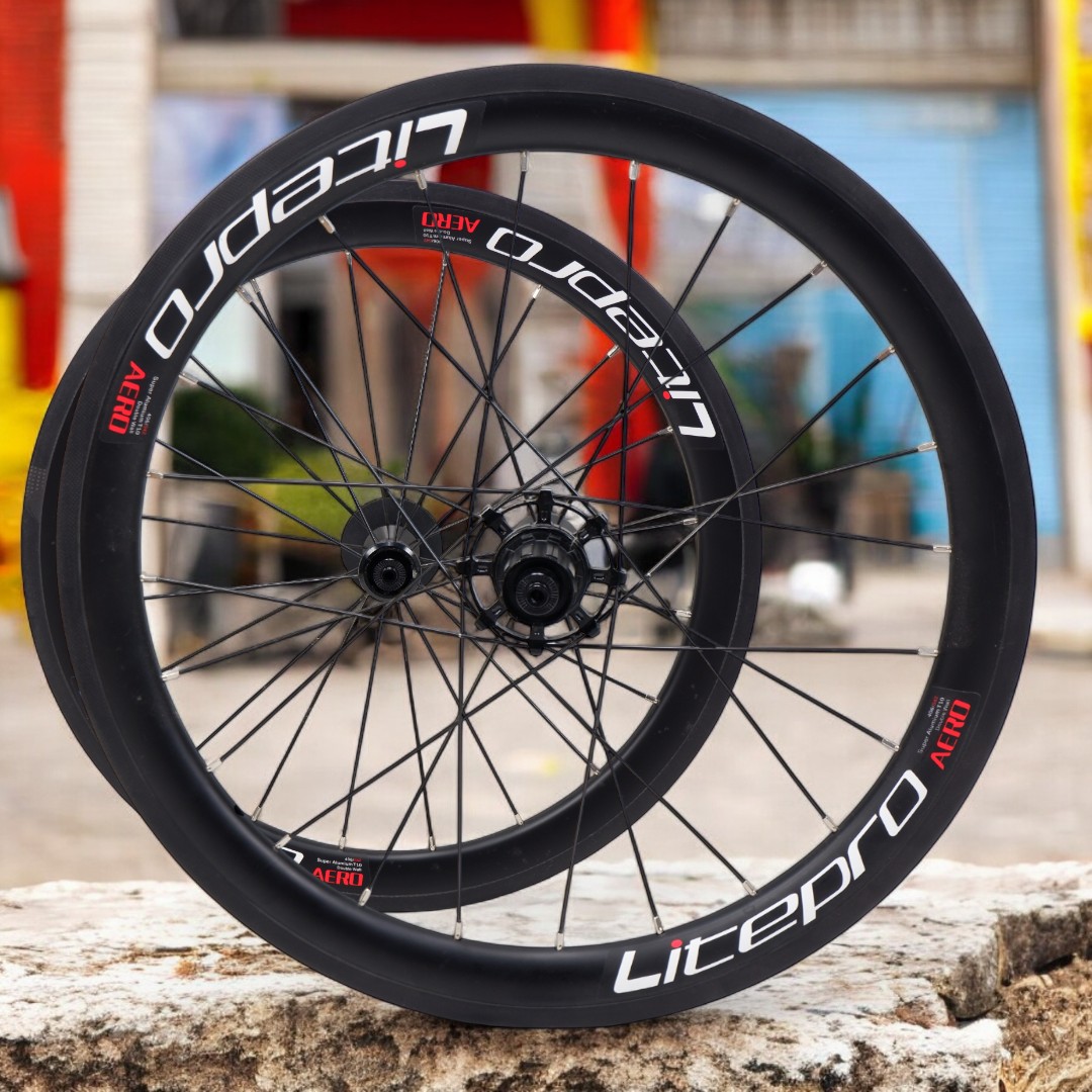 ล้อจักรยานคาร์บอน LITEPRO AERO ขนาด 20 นิ้ว แบบ 451 แบบขอบ 40/40