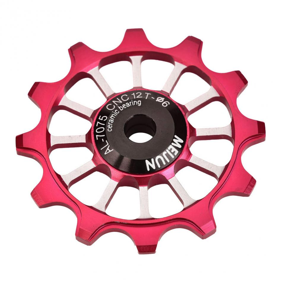 ลูกกลิ้งตีนผีเซรามิค 12T ยี่ห้อ MEIJUN ลื่น เบา ทน ติดจักรยาน ลูกรอก