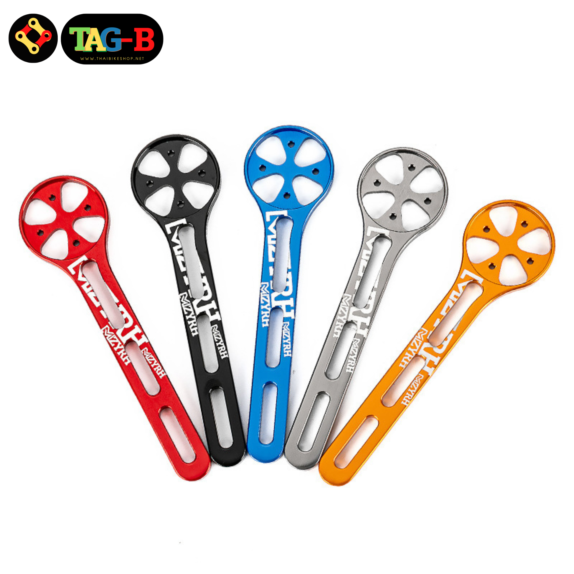 ขายึดไมล์จักรยานอลูมิเนียมสำหรับแฮนด์อินทริเกต MZYRH รองรับ GARMIN BRYTON WAHOO