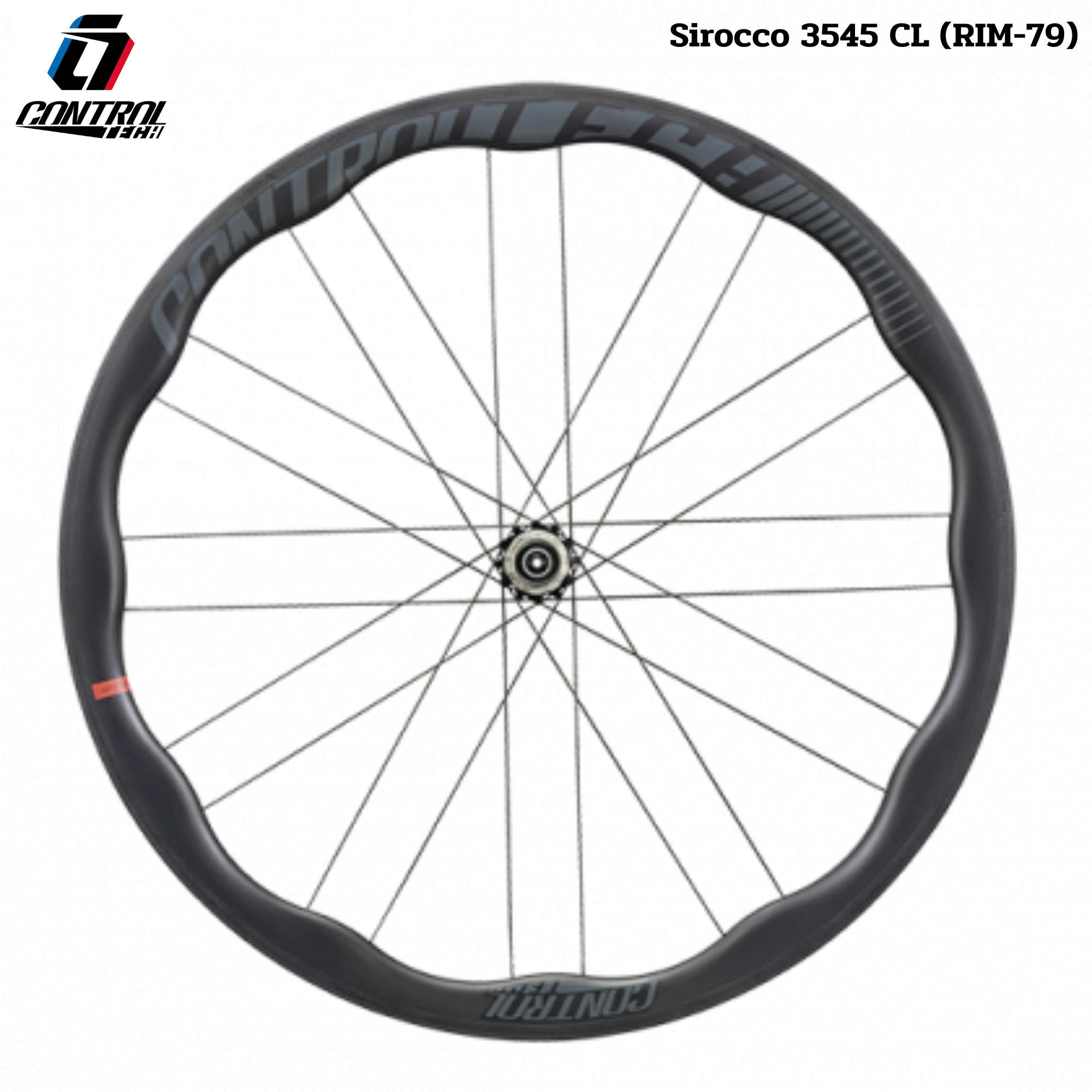 ชุดล้อจักรยานเสือหมอบคาร์บอน CONTROLTECH Sirocco 3545 CL (RIM-79)