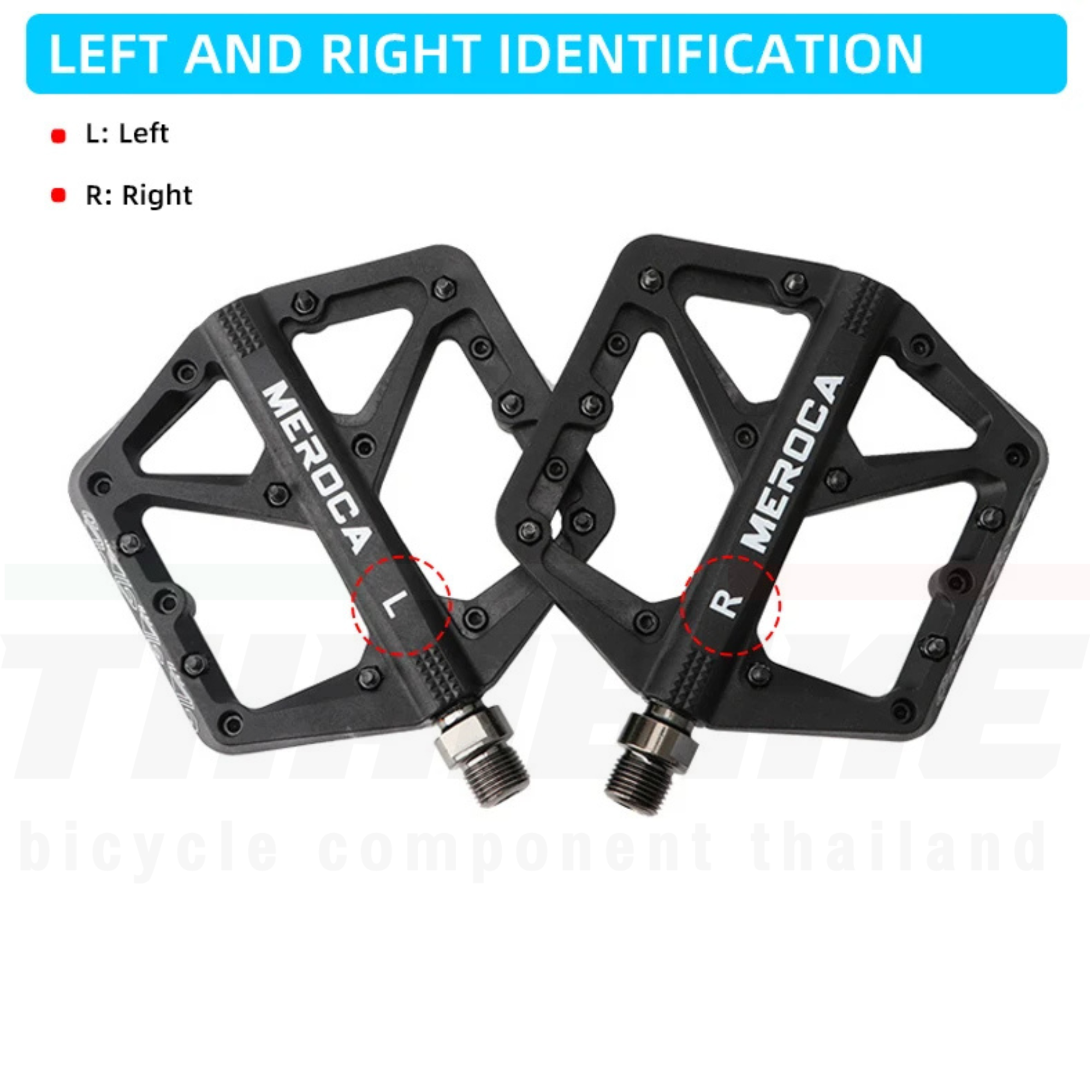 บันไดจักรยานเสือหมอบ เสือภูเขา MEROCA MTB Road Bicycle Ultra Light Pedal