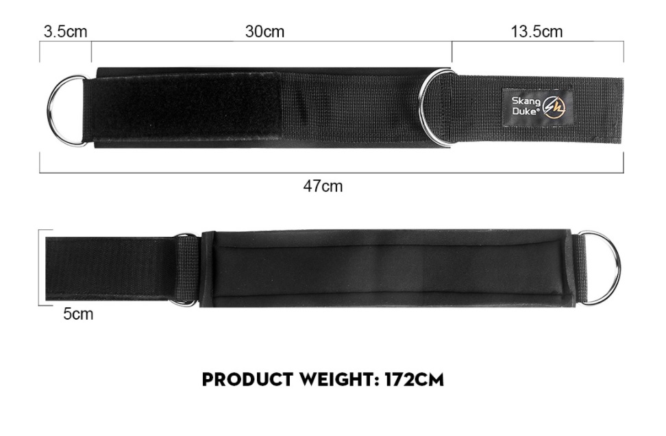 สายรัดข้อเท้า Duke (ใช้กับเครื่องสลิง) Ankle strap with sling
