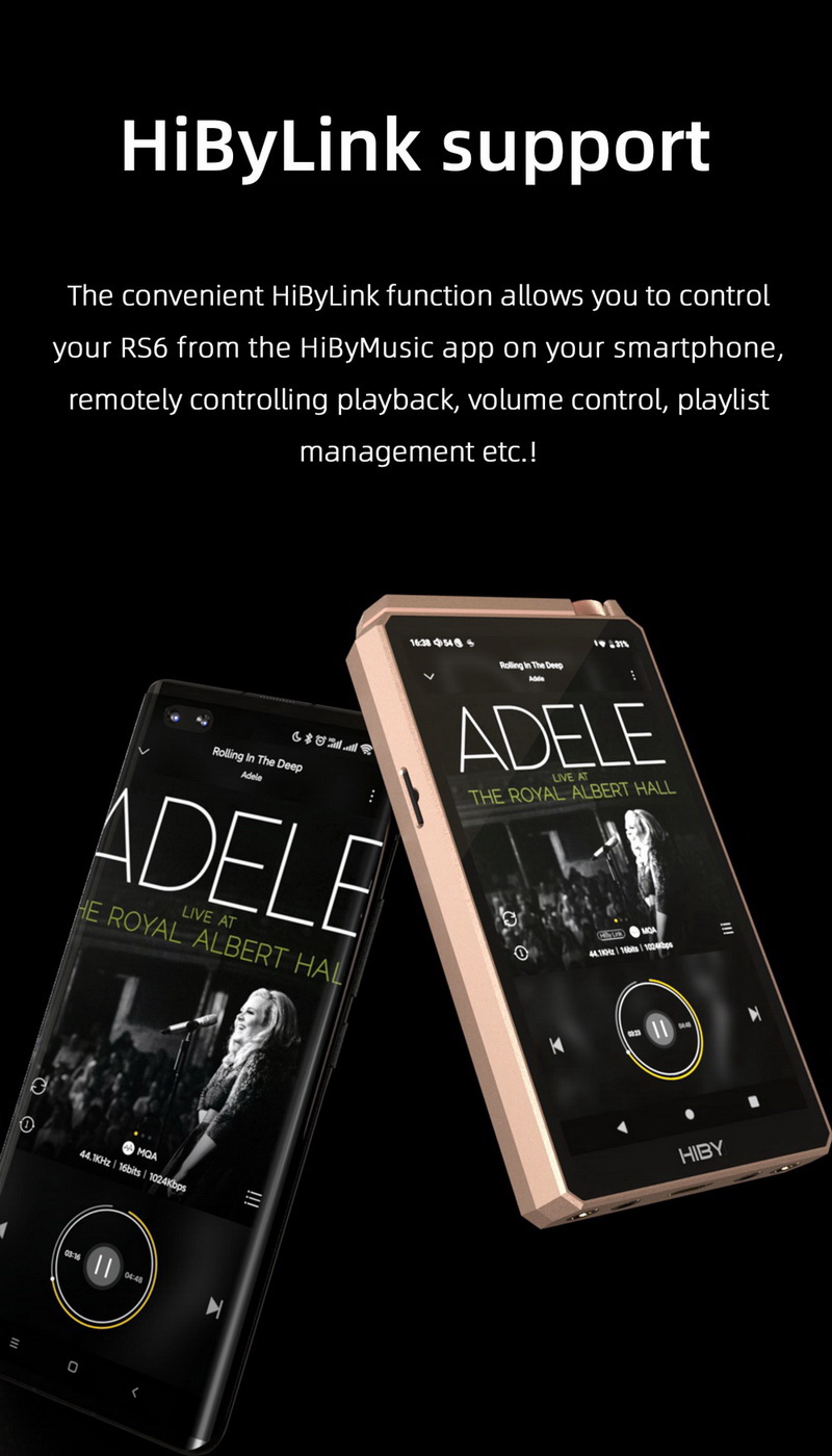 ขาย Hiby RS6 DAP พกพา สถาปัตยกรรม Darwin ระดับเรือธง รองรับ MQA16x ประกันศูนย์ไทย