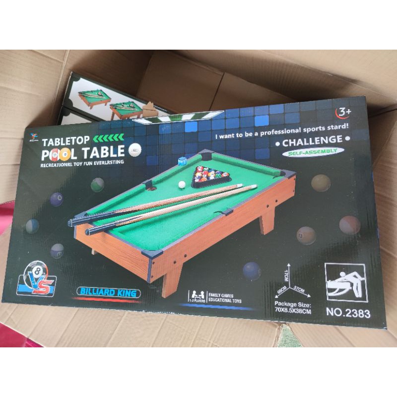 โต๊ะพลูมินิ โต๊ะพลูพกพา โต๊ะพลูของเล่น ไซต์ XXL🔥พร้อมส่งจากไทย🔥ทำจากไม้จริง‼️ส่งไวมาก