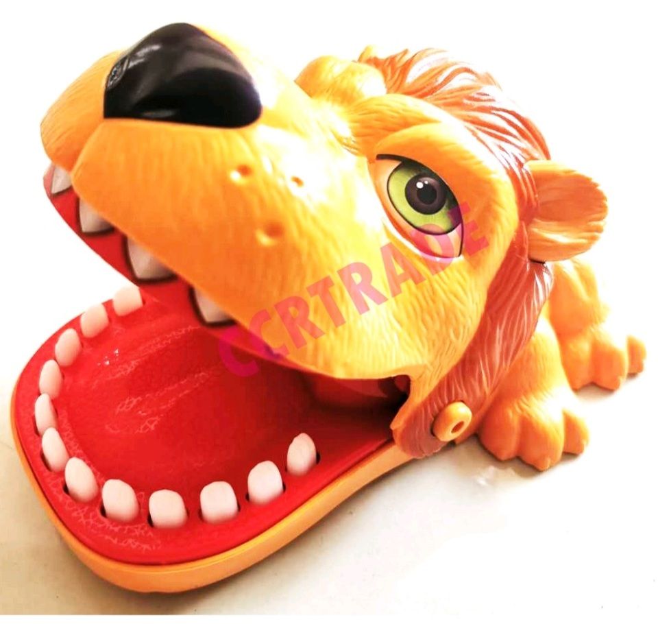 สิงโตงับนิ้ว มีเสียงฝาครอบ(รุ่นใหม่) 14x18 ซม.(1x3)