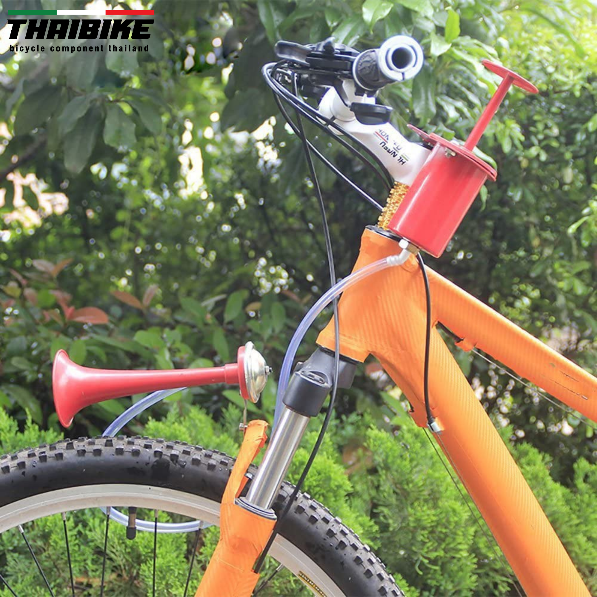 แตรลมจักรยานรุ่นมีปั้มลมในตัว THAIBIKE เสียงดังมาก