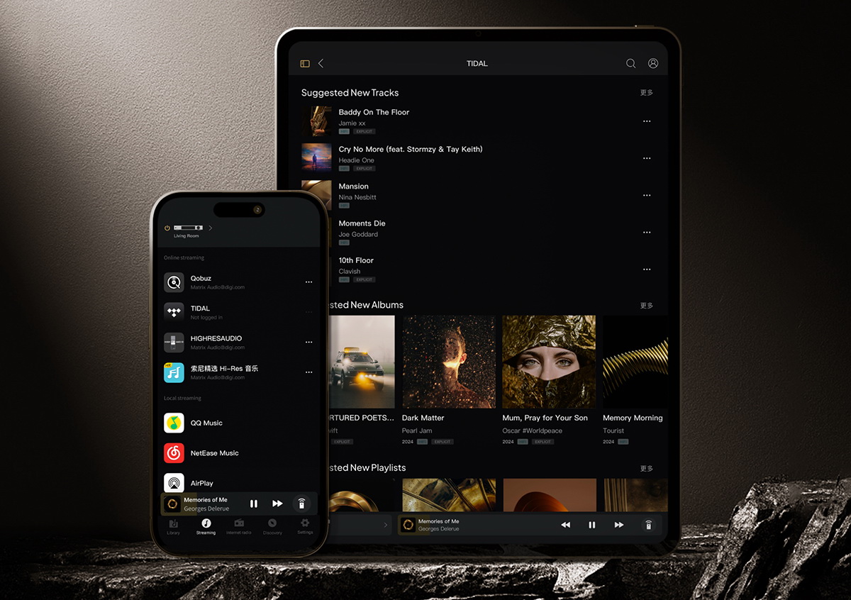 [PreOrder] Matrix Audio MS-1 เครื่องเล่นเพลง Music Streamer ชิป DAC/AMP AK4191 x2+AK4499 ประกันศูนย์ไทย