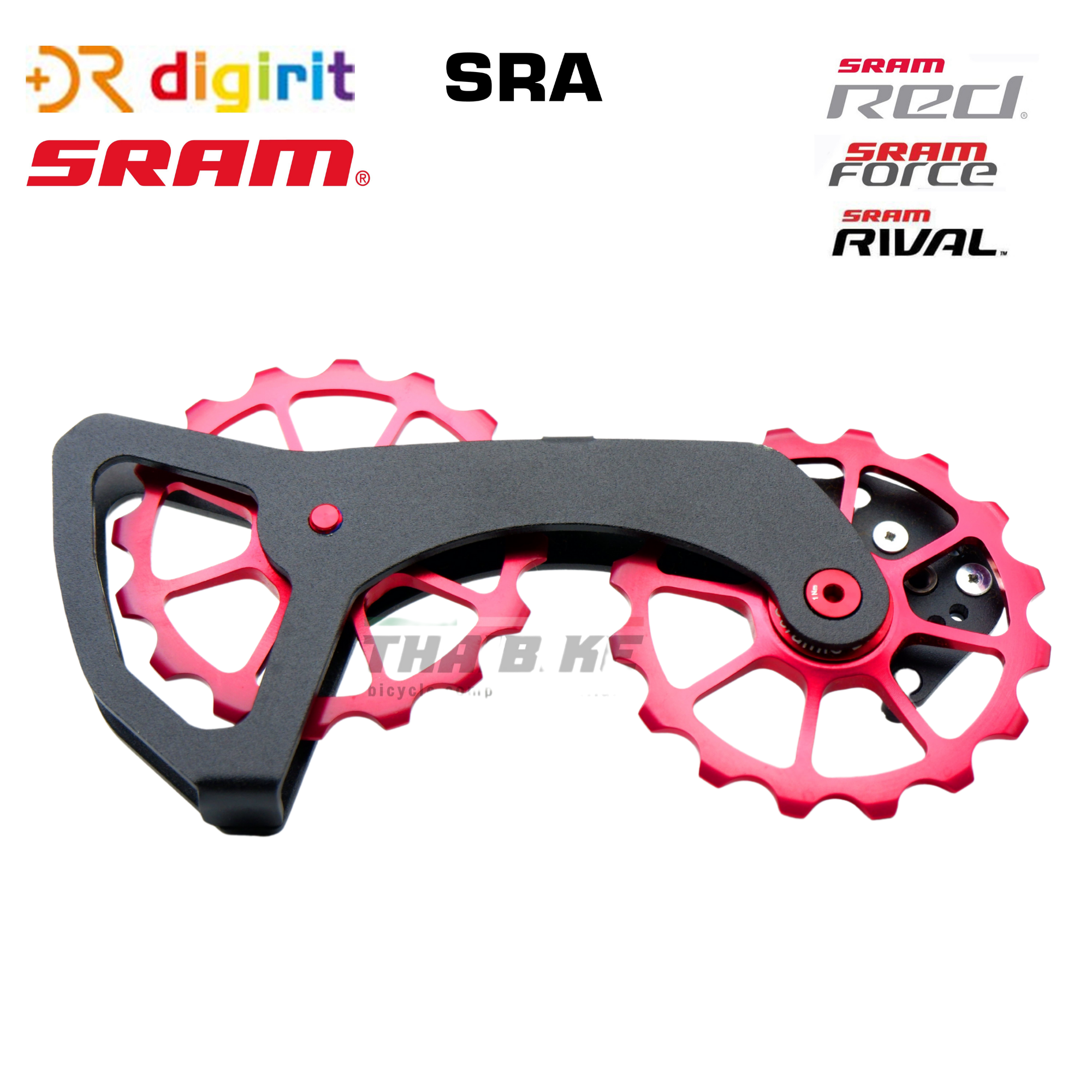 ขาแต่งตีนผีจักรยาน DIGIRIT SRA รองรับ SRAM RED FORCE RIVAL