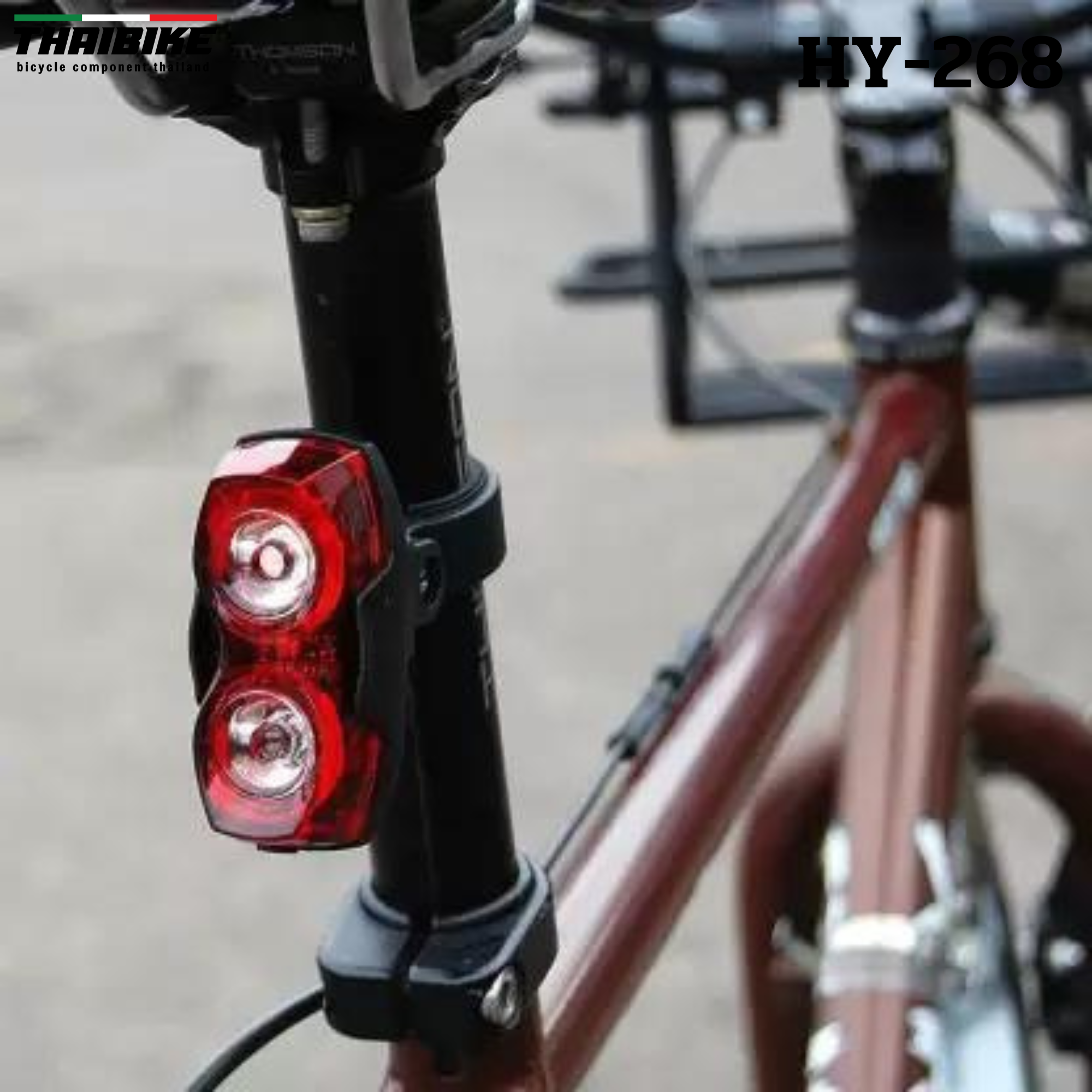 ไฟท้ายจักรยานเสือหมอบ เสือภูเขา BIG EYE THAIBIKE