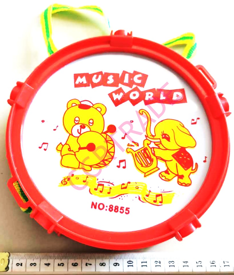 กลองการ์ตูน+สายสะพาย 14.5 ซม.