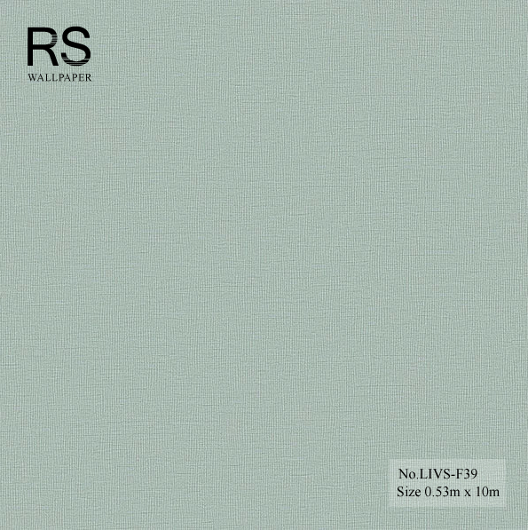 วอลเปเปอร์ สีเขียวหม่นเทกเจอร์เส้นเล็กๆ No.LIVS-F39