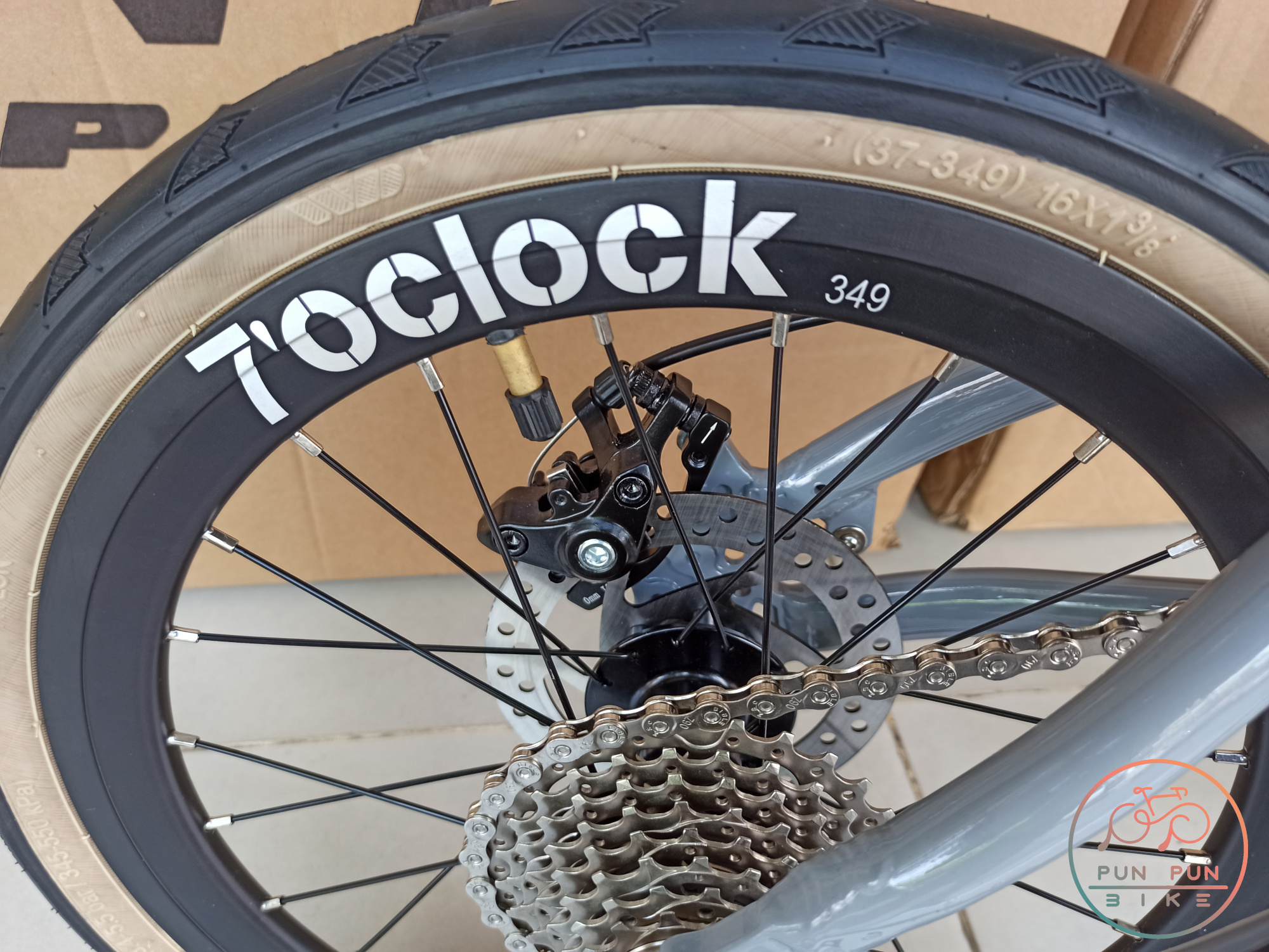 MINT : T9Disc-16"349 จักรยานพับได้ เฟรมอลูมิเนียม 9 สปีด ดิสเบรก เบาเพียง 10.3 กก