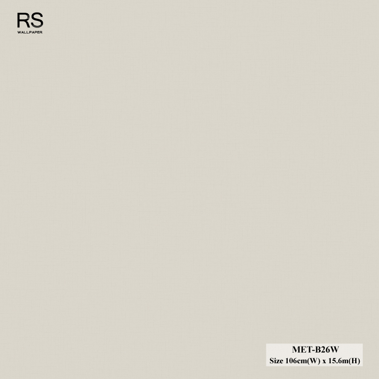 วอลเปเปอร์สีเทาอ่อน MET-B26W