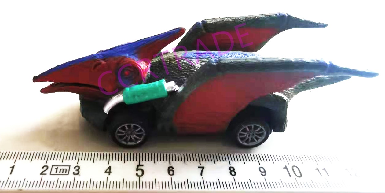 รถไดโนเสาร์ซิ่ง มีลานกล่อง 14 ซม.(1x6)