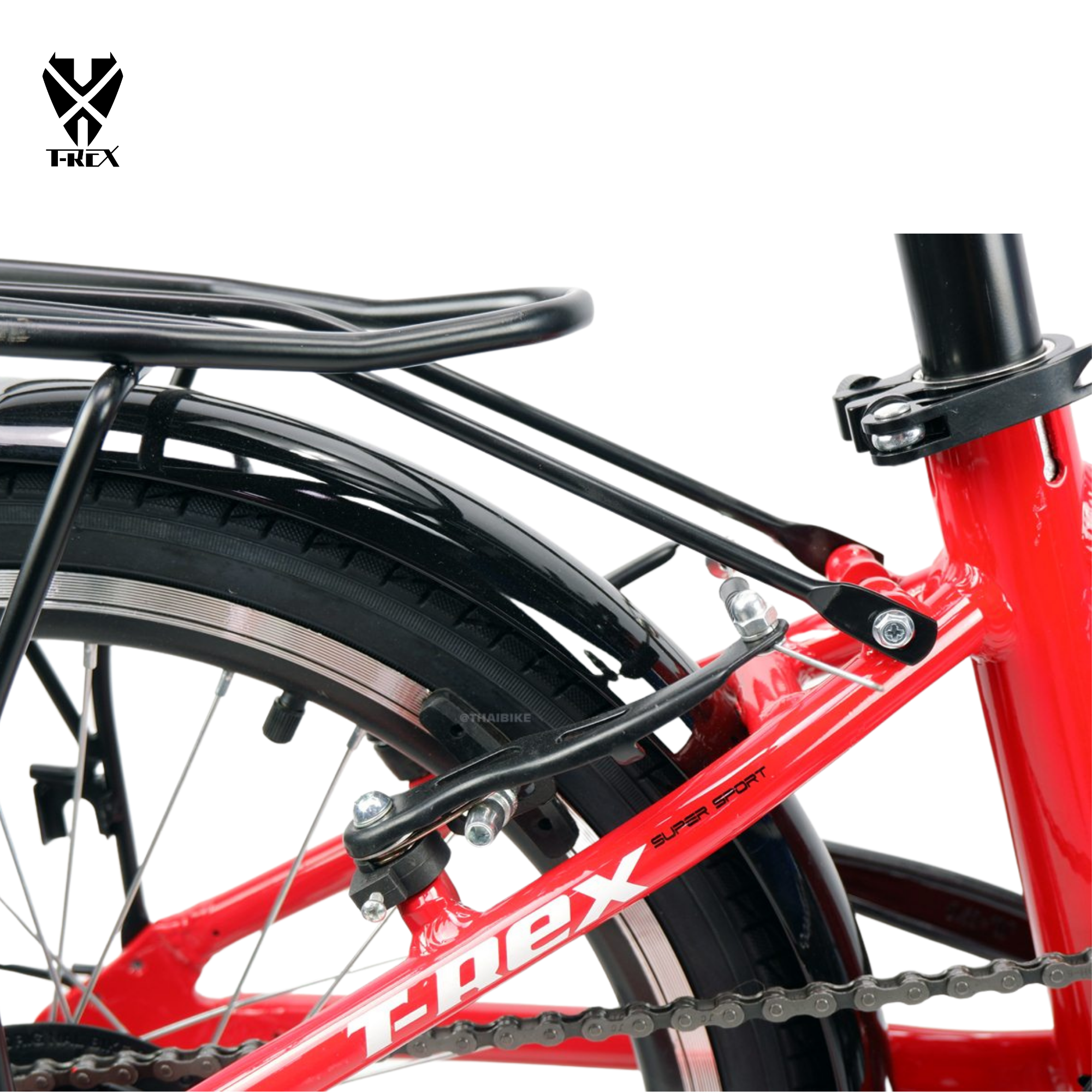รถพับอลูมิเนียม T-REX มีเกียร์ น้ำหนักเบา พับง่าย รถจักรยานพับได้ ผู้ใหญ่ ล้อ 20 นิ้ว