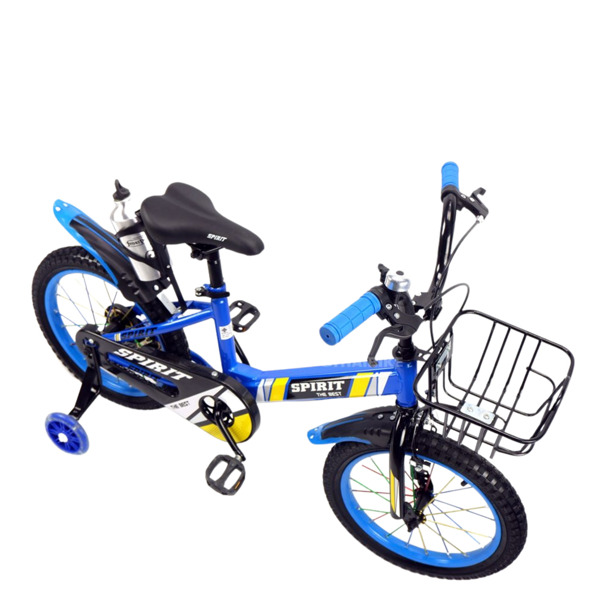 รถจักรยานเด็ก SPIRIT ล้อ 12/16 มีล้อเสริมข้าง มีไฟ บังโซ่ ราคาสุดคุ้ม รถเด็ก