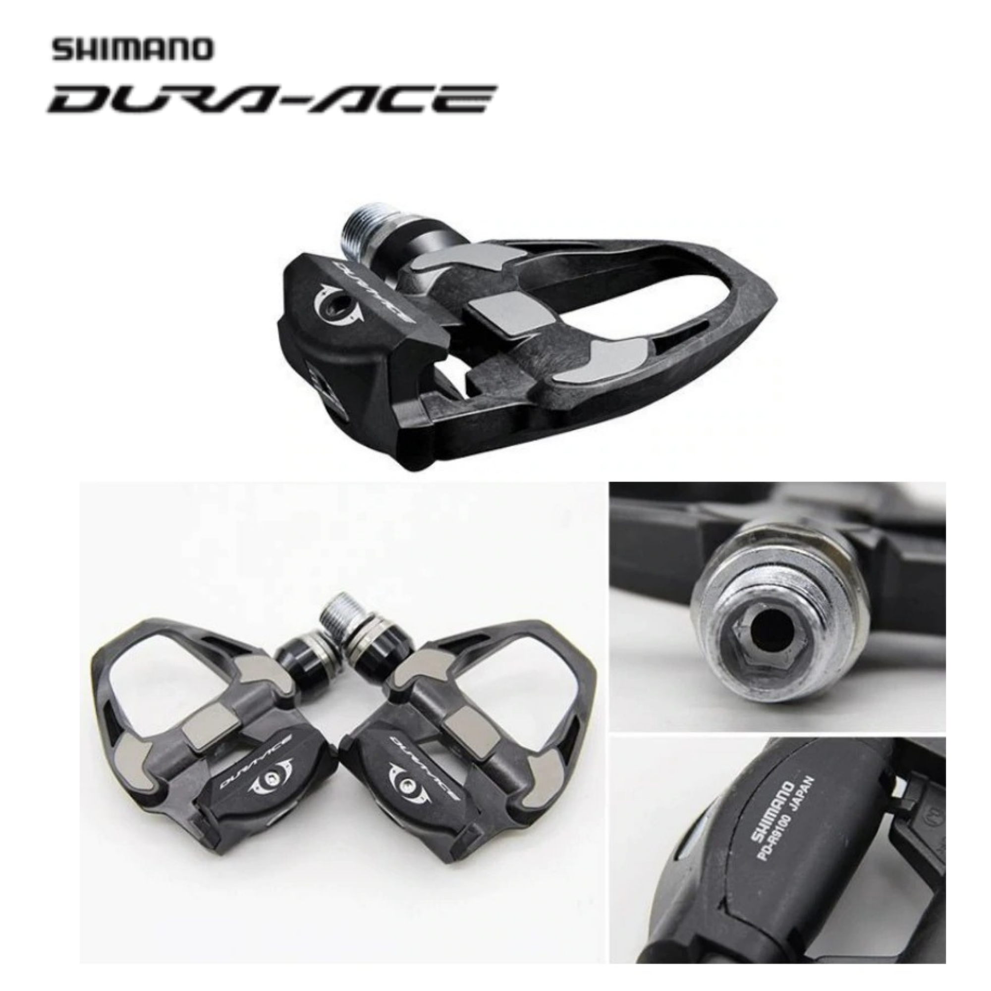 แท้ศูนย์ไทย บันไดจักรยานชิมาโน่ SHIMANO DURA-ACE เสือหมอบ PD-R9100 มีคลีท มีกล่อง