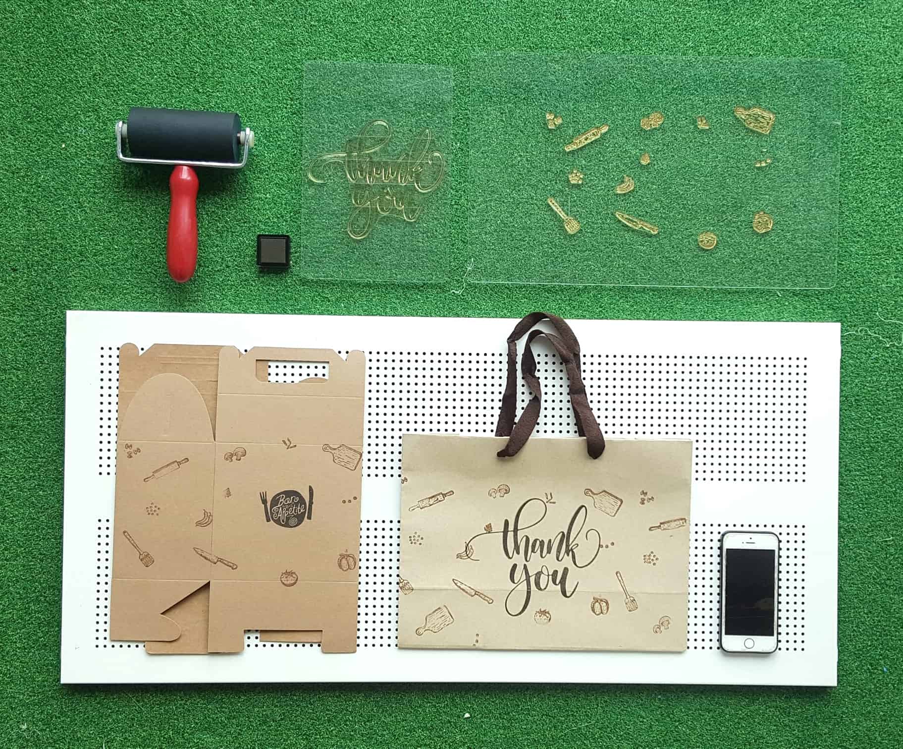 ตรายางขนาดใหญ่ - ตราปั๊มใส