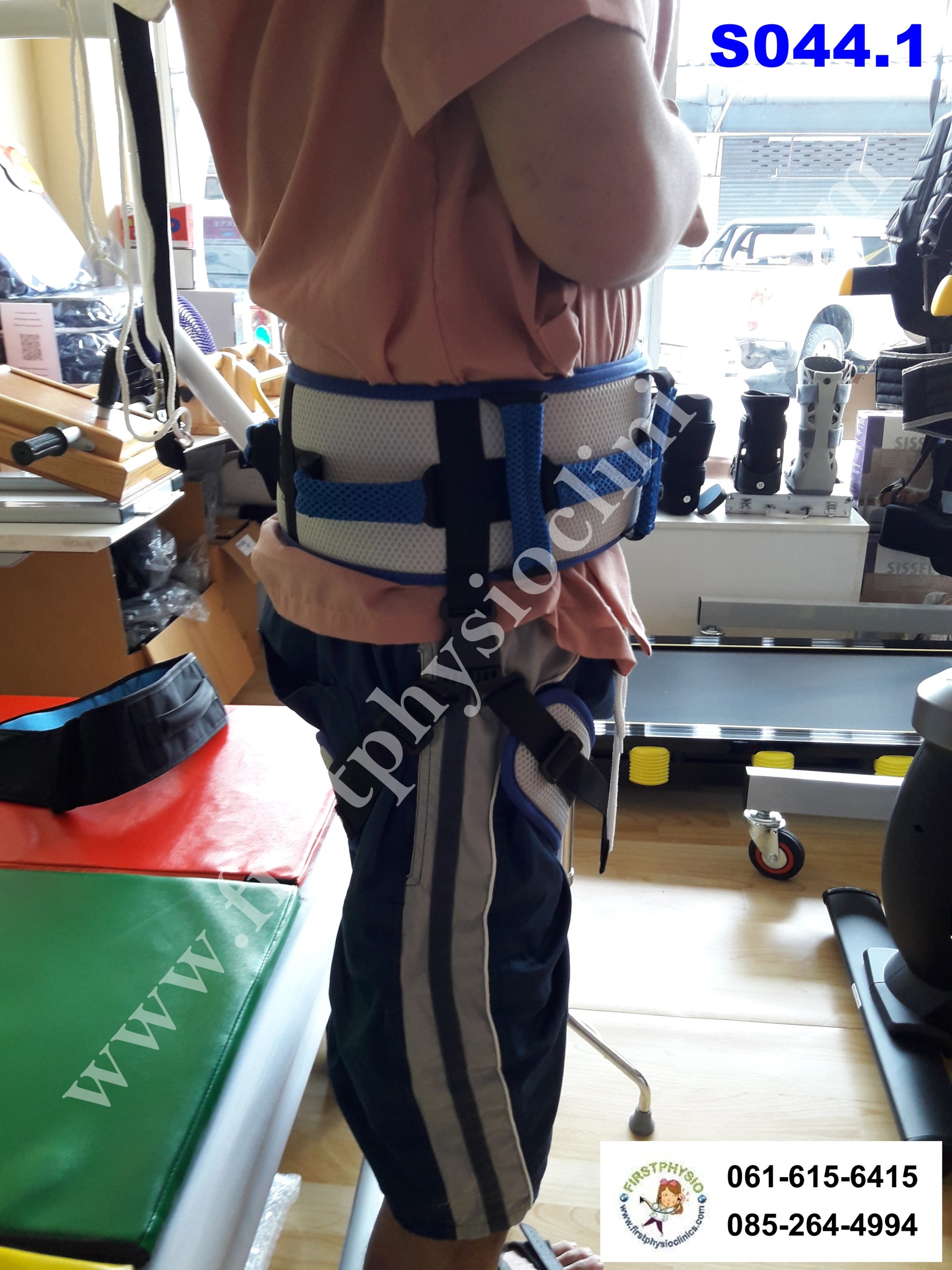 เข็มขัดฝึกเดินแบบล็อค 10 จุด ฟรีไซส์