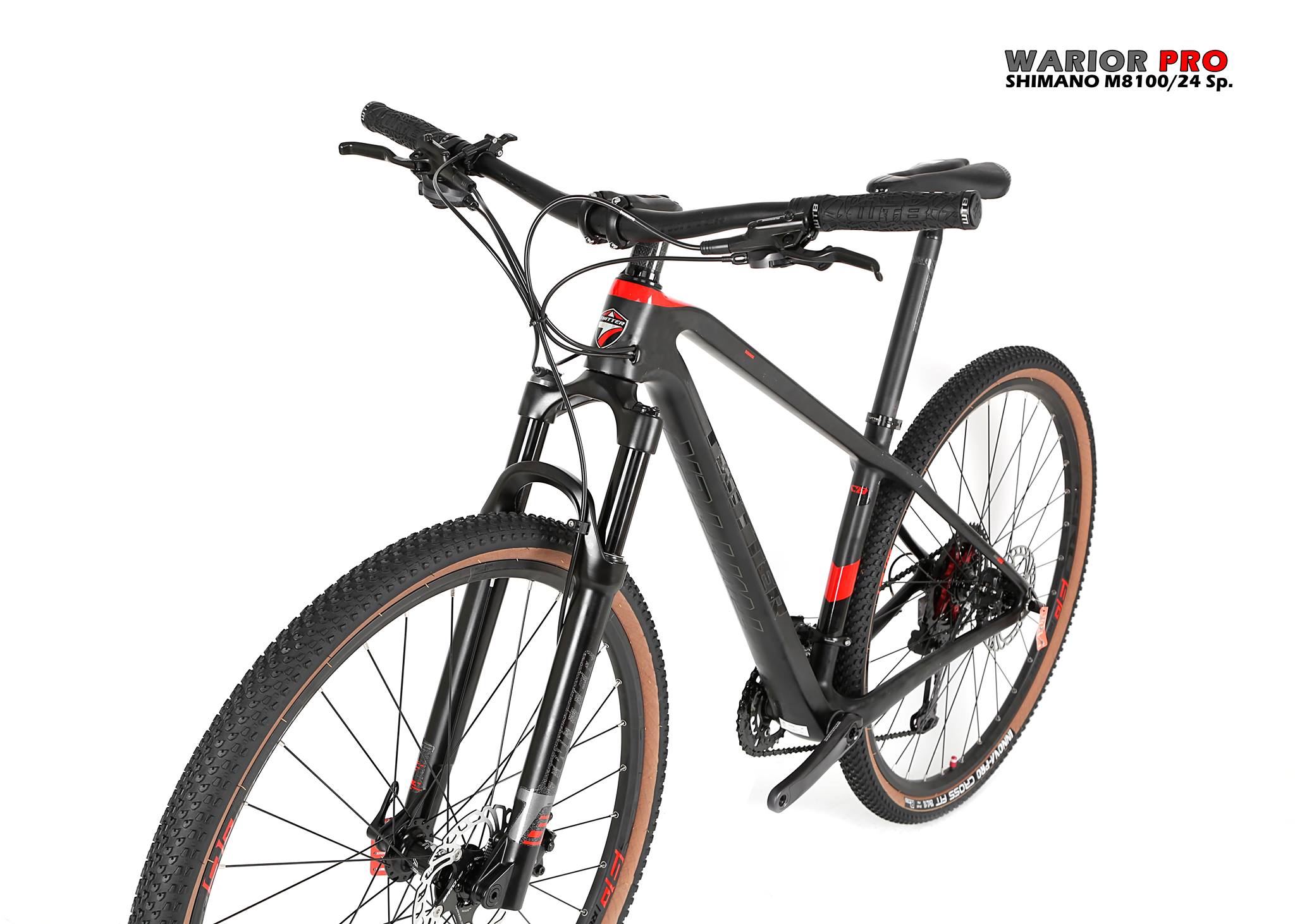 ใหม่สุด TOP สุด จักรยานเสือภูเขา คาร์บอน TWITTER รุ่น WARIOR PRO 24Sp. (2021)
