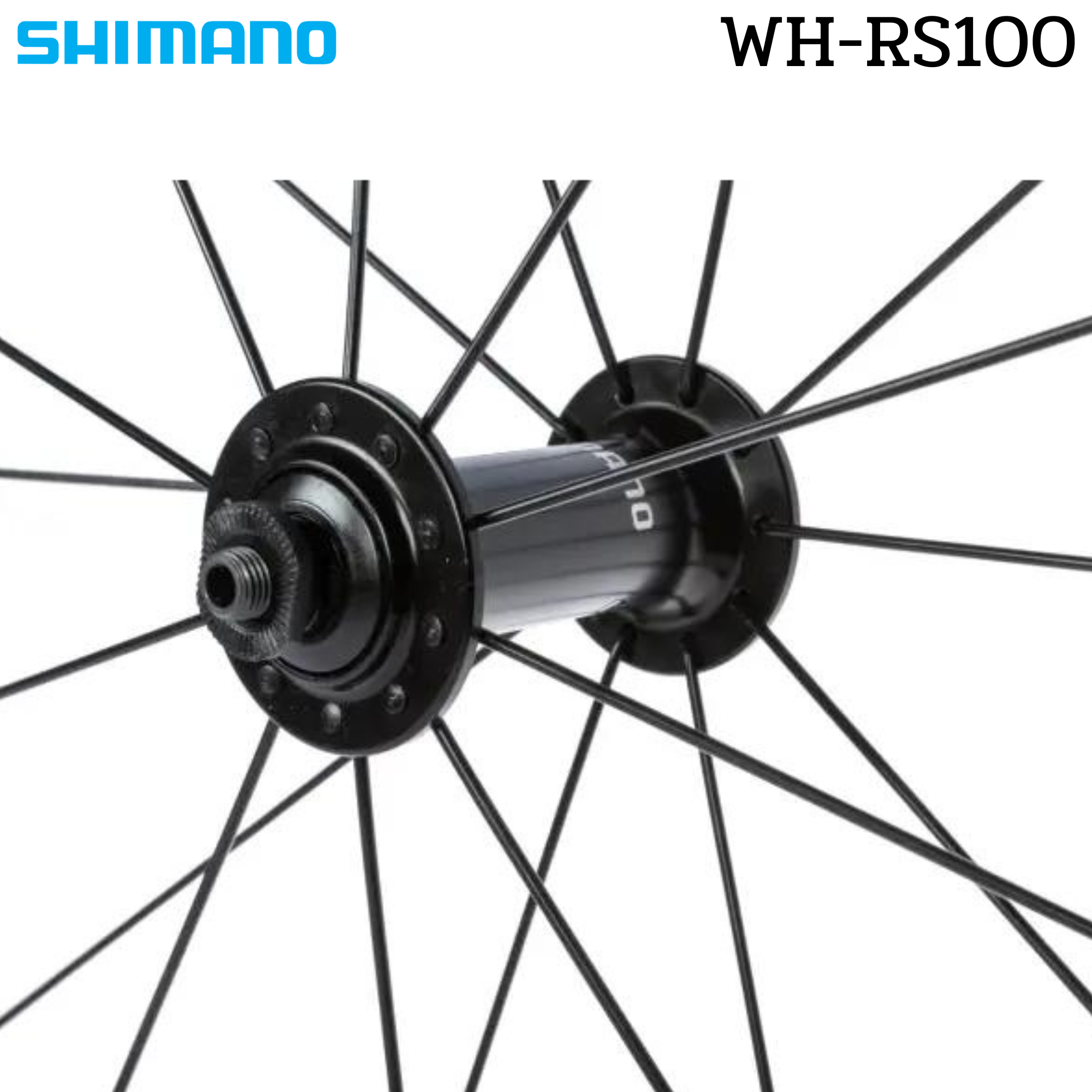 วงล้อชุด SHIMANO 700C WHRS100 ALLOY F/R 20/24H, 10/11-SPEED