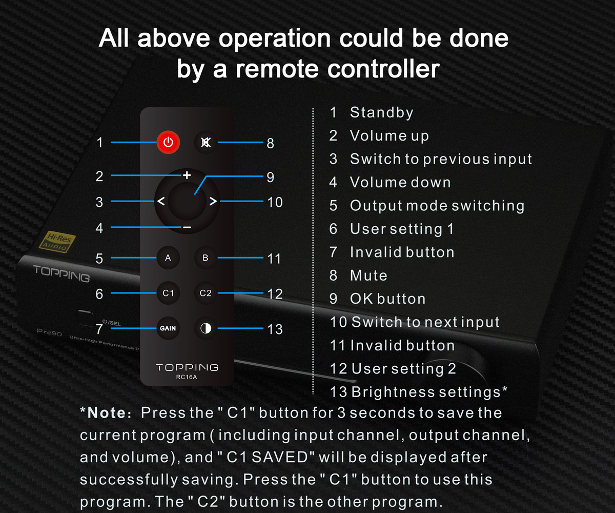 ขาย Topping Pre90 ปรีแอมป์ Preamplifier ระดับ Hi-Res