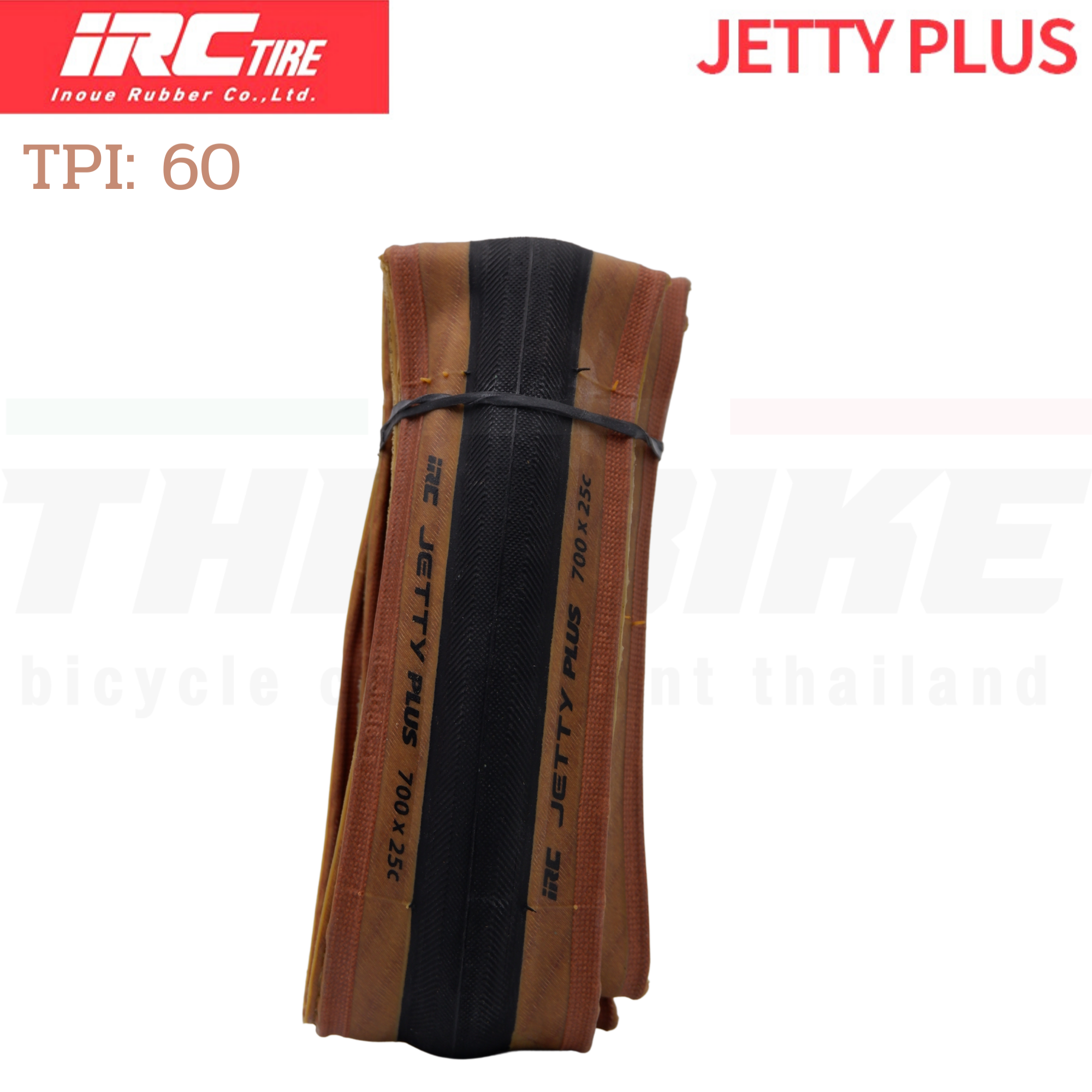 ยางนอกจักรยานเสือหมอบ IRC JETTY PLUS 700X25 700X28