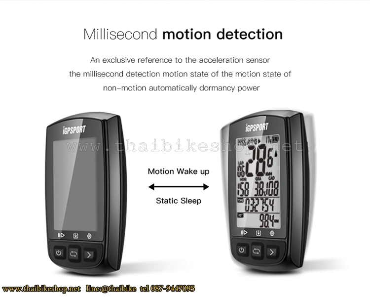 ไมล์จักรยาน iGPSPORT IGS50E GPS Cycling Computer Wireless พร้อมรอบขา