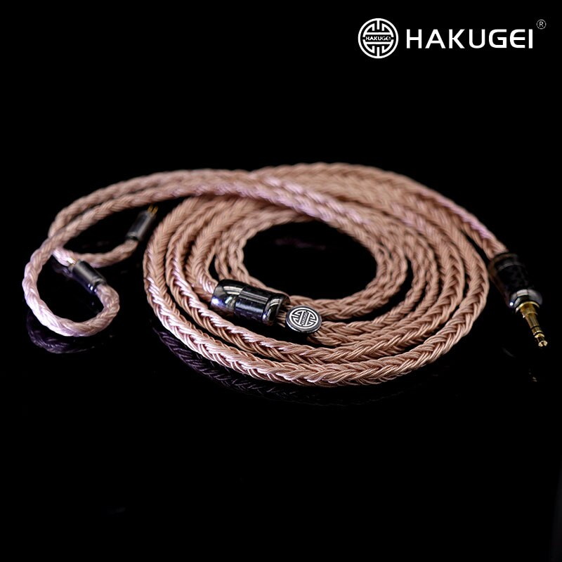 Hakugei Frey สายอัพเกรดหูฟัง Litz 6N OCC ชุบเงิน + Litz 6N OCC