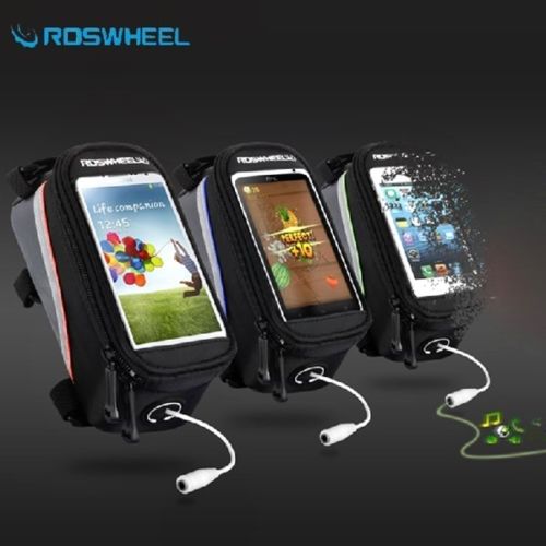 กระเป๋าติดเฟรมจักรยานใส่มือถือ roswheel 12496