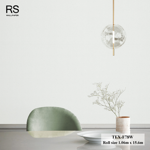 วอลเปเปอร์ ลายมินิมอลสีเขียวพาสเทล TEX-F78W