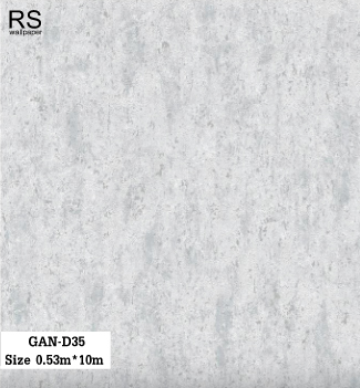 วอลเปเปอร์ สีขาวปนเทา ลายเปลือกไม้ GAN-D35