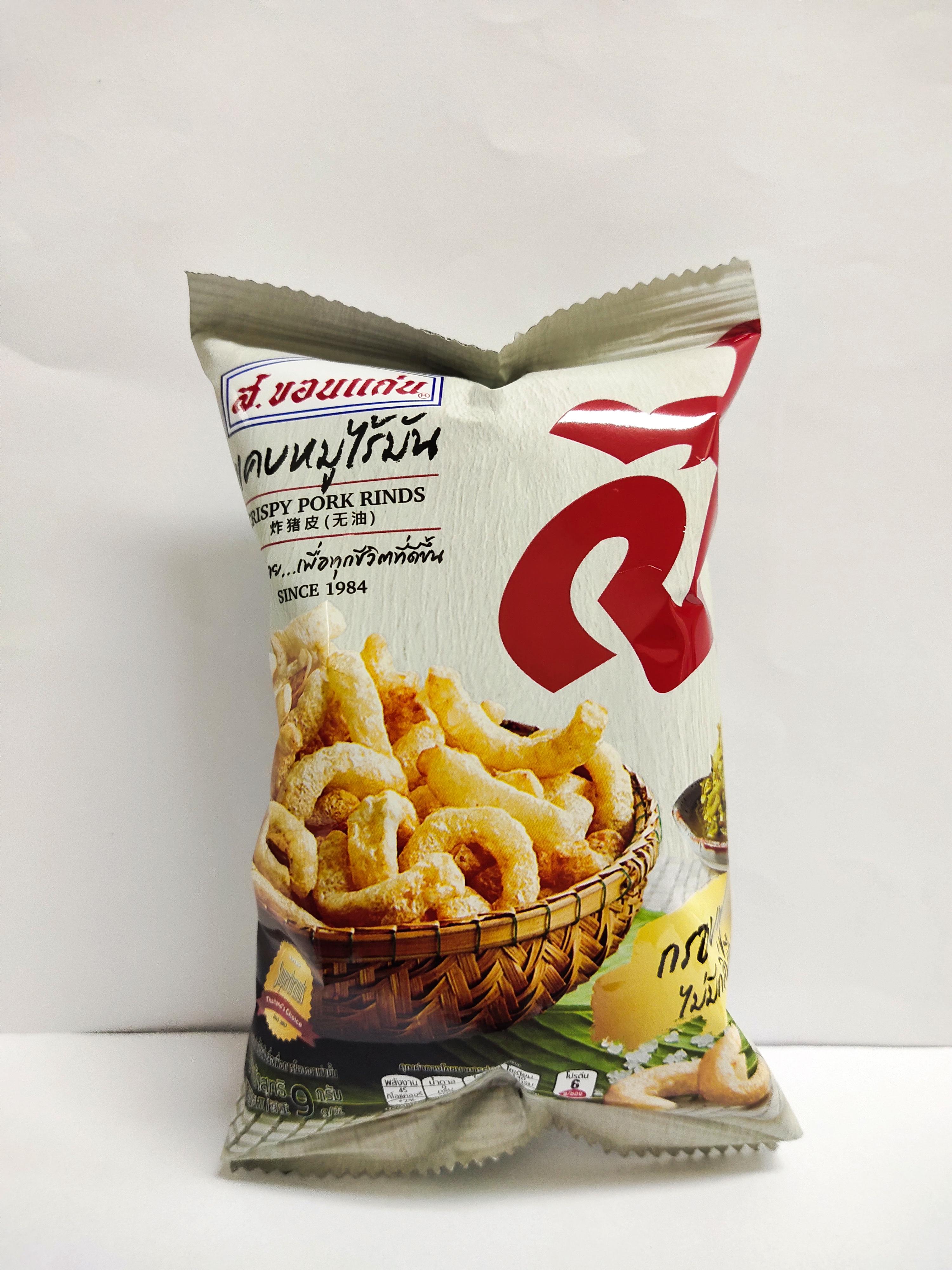 แคบหมูไร้มัน ตรา ส.ขอนแก่น ขนาด 7 กรัม (Pack 12 ซอง)