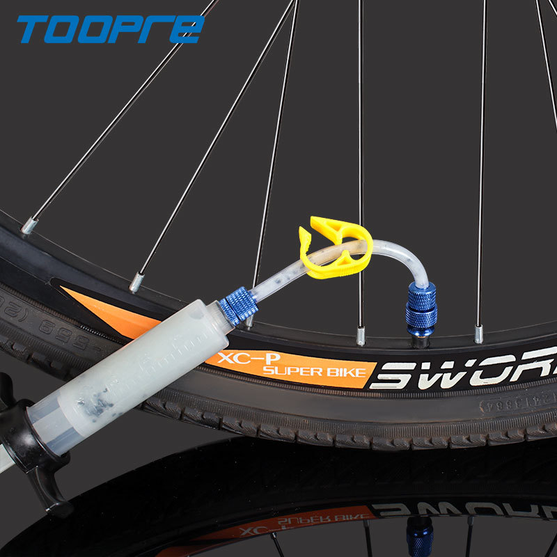 ชุดเติมน้ำยาทำล้อทูบเลสจักรยาน TOOPRE tubeless tire self-rehydration injection tool