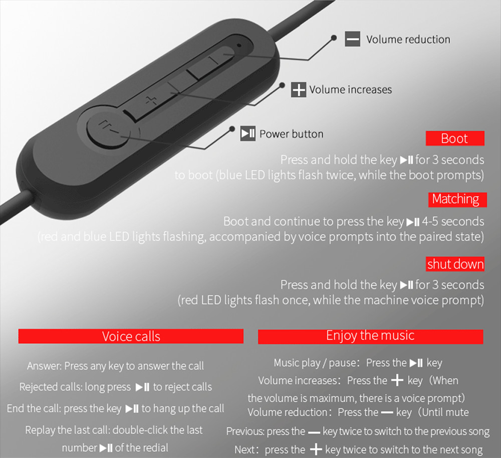 ขายสายหูฟัง KZ Bluetooth สำหรับหูฟัง KZ ZST/ED12 , ZS3/ZS5 รองรับ Bluetooth 4.1,ใช้รับสาย,เปลี่ยนเพลง,เพิ่มระดับเสียงได้