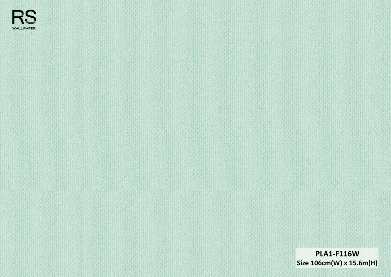 วอลเปเปอร์ สีเขียวมิ้นท์ PLA1-F116W