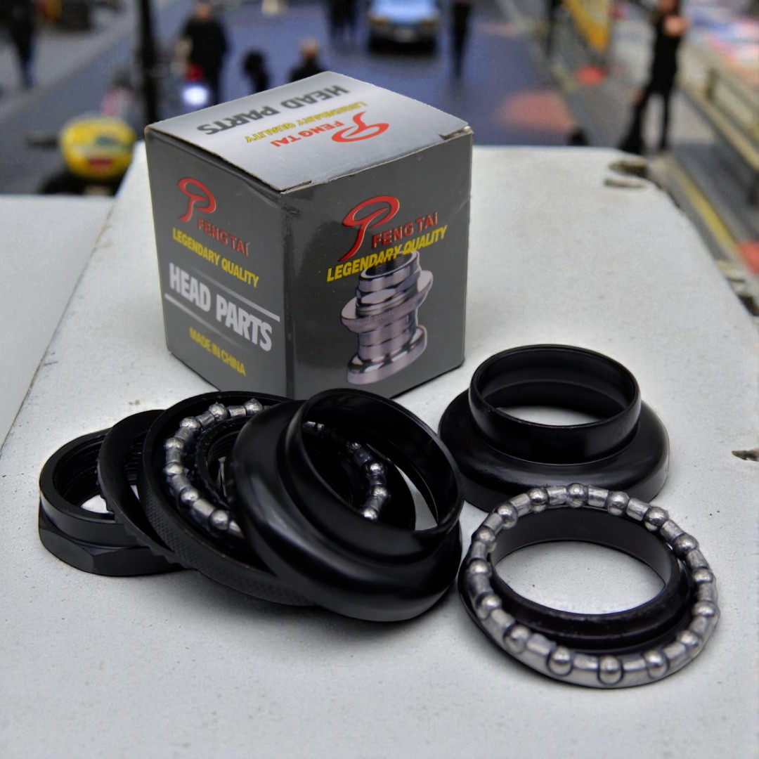 HEADSET 1 นิ้ว ชุดถ้วยคอสำหรับจักรยานแม่บ้านทั่วไป แถมลูกปืนครบชุด