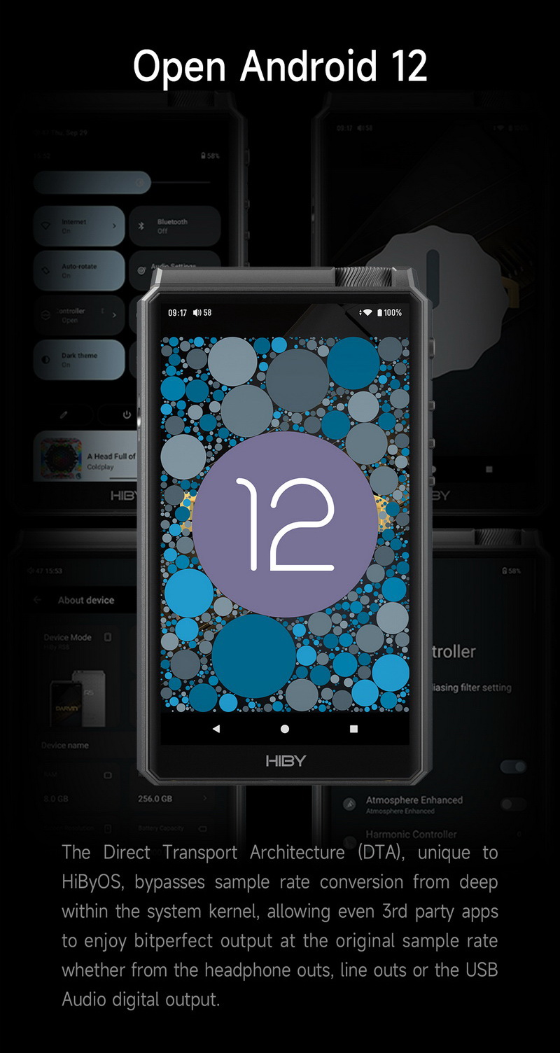 [สั่งจองล่วงหน้า] Hiby RS8 DAP เครื่องเล่นพกพาระดับเรือธงแห่งยุค รุ่นล่าสุด ประกันศูนย์ไทย