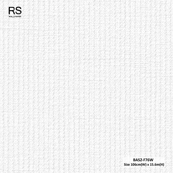 วอลเปเปอร์สีเทาอ่อนขาว BAS2-F76W