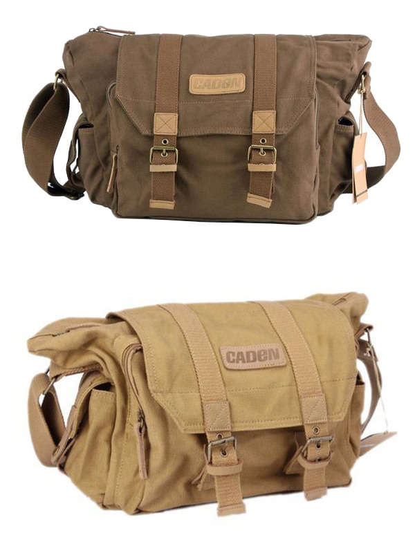 Caden กระเป๋ากล้อง สะพายข้าง Vintage Canvas Camera Bag รุ่น F1