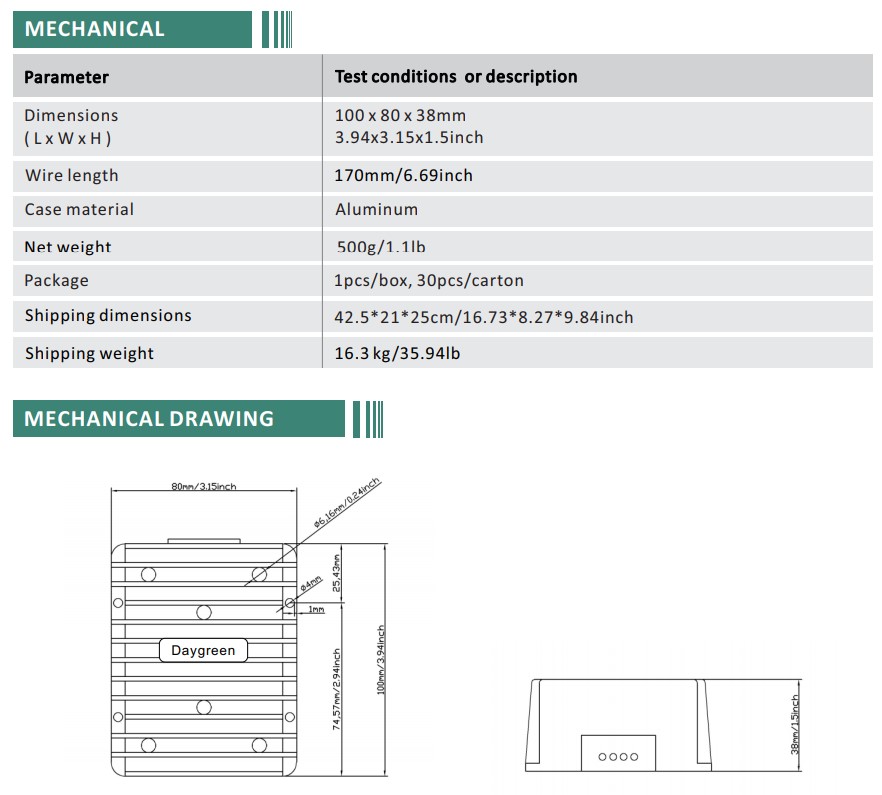 Boost Converter 11-16V to 24V 20A 480W IP68