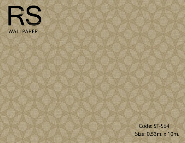 วอลเปเปอร์ลายกราฟฟิคพื้นโทนสีเหลือง(สีเมล็ดข้าวเปลือก) ST-S64