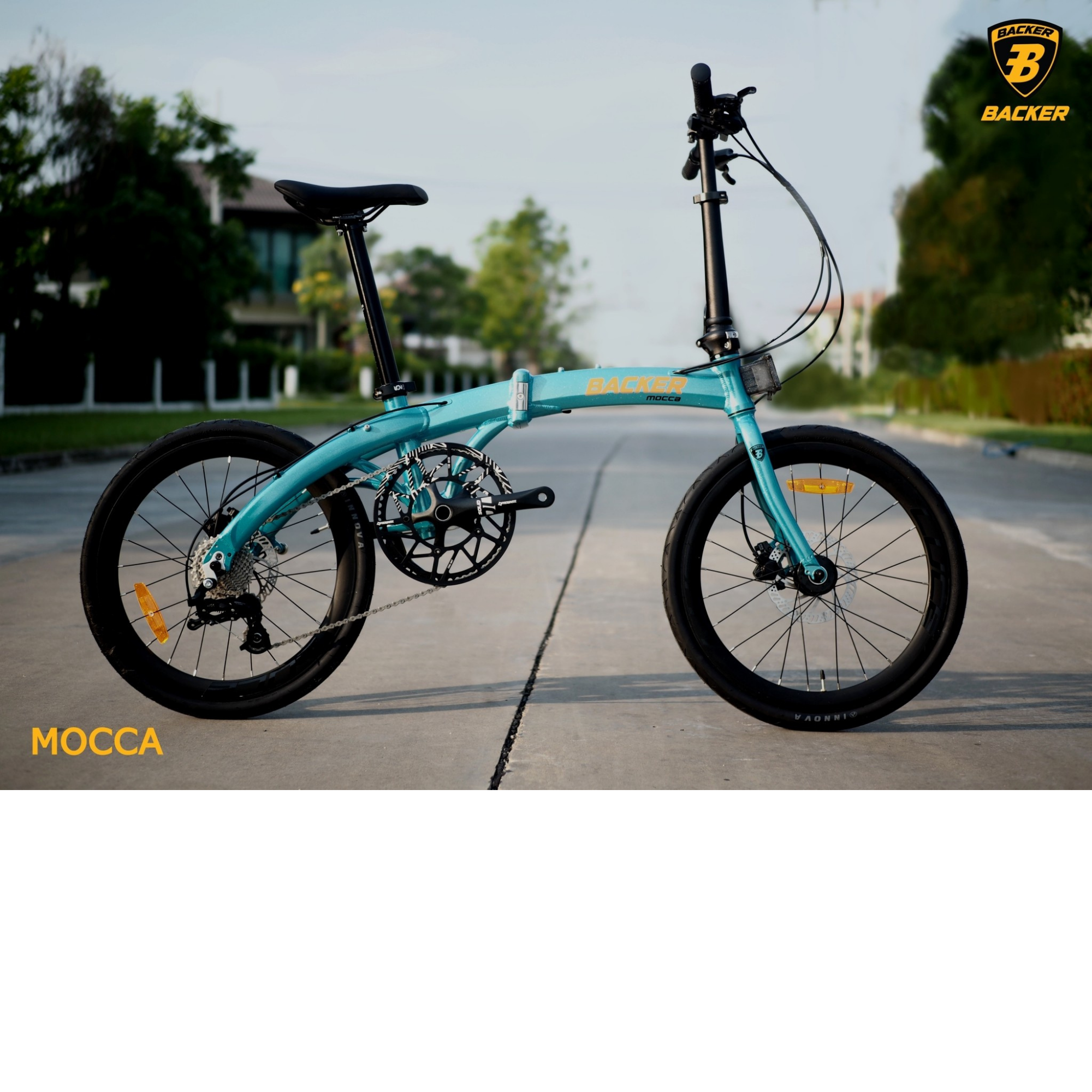 รถจักรยานพับอลูมิเนียม BACKER MOCCA 20นิ้ว 451