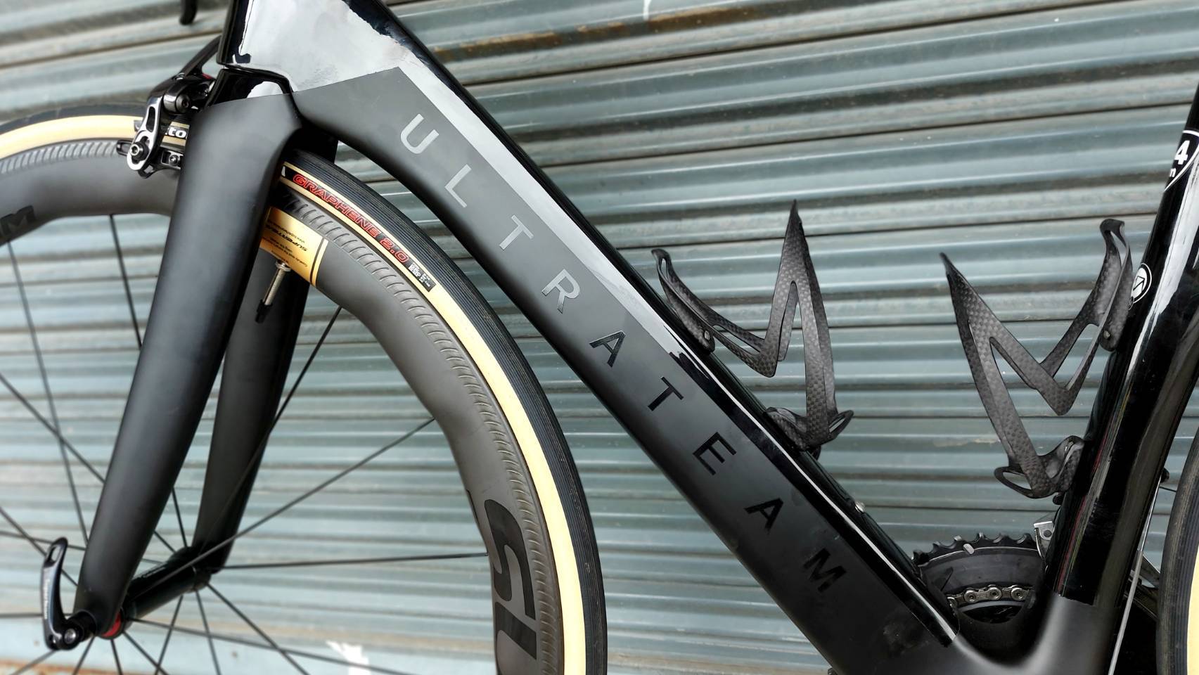 เฟรมจักรยานเสือหมอบคาร์บอนแท้ ULTRATEAM ประกันยาว