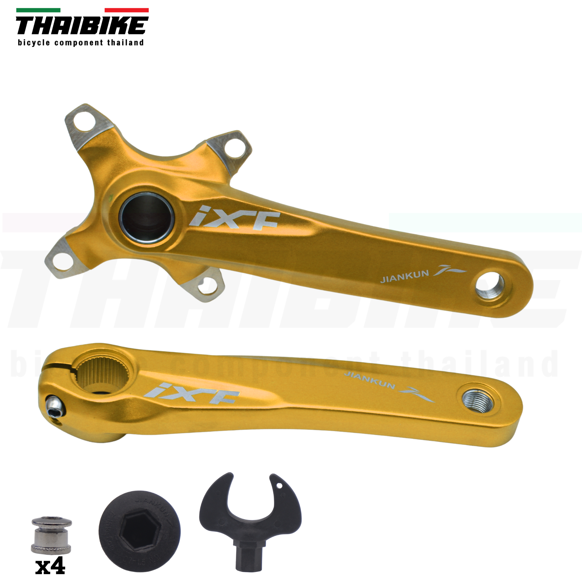 ชุดขาจานจักรยานเสือภูเขา IXF JIANKUN 104BCD ขายาว 170มม ไม่รวมกะโหลก