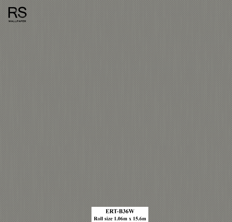 วอลเปเปอร์ สีเทาเงิน ERT-B36W